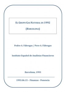 1993.06.15.El Grupo Gas Natural en 1992.Barcelona