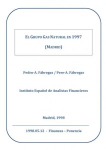 1998.05.12.El Grupo Gas Natural en 1997.Madrid