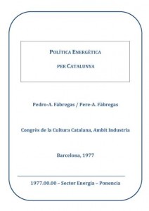 1977.00.00.Politica Energetica per Catalunya