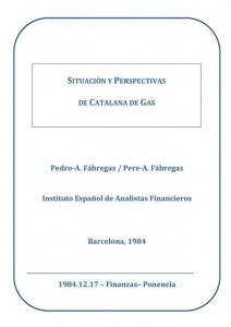 1984.12.17.Situacion y perspectivas de Catalana de Gas