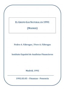 1992.03.05.El Grupo Gas Natural en 1991.Madrid