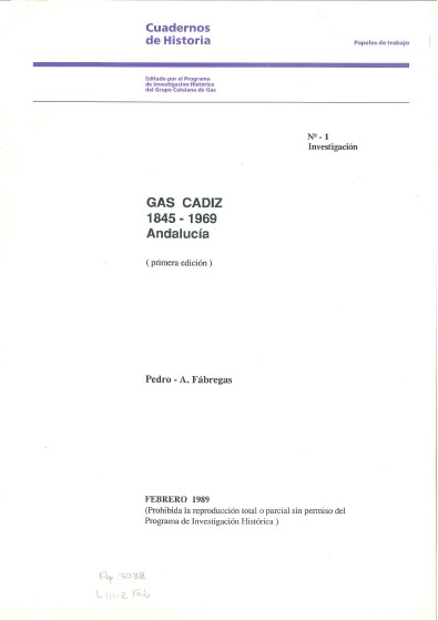 [ARTÍCULO REVISTA] Gas Cádiz (1845/1969)