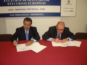 [PALABRAS] Convenio Fundación Gas Natural y Cursos de Verano UPV/EHU [FGN][2004.07.12]
